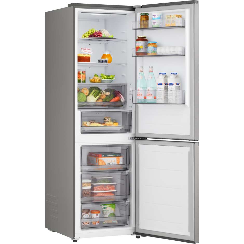 frigo combi 333lt h186 nf inox d wifi