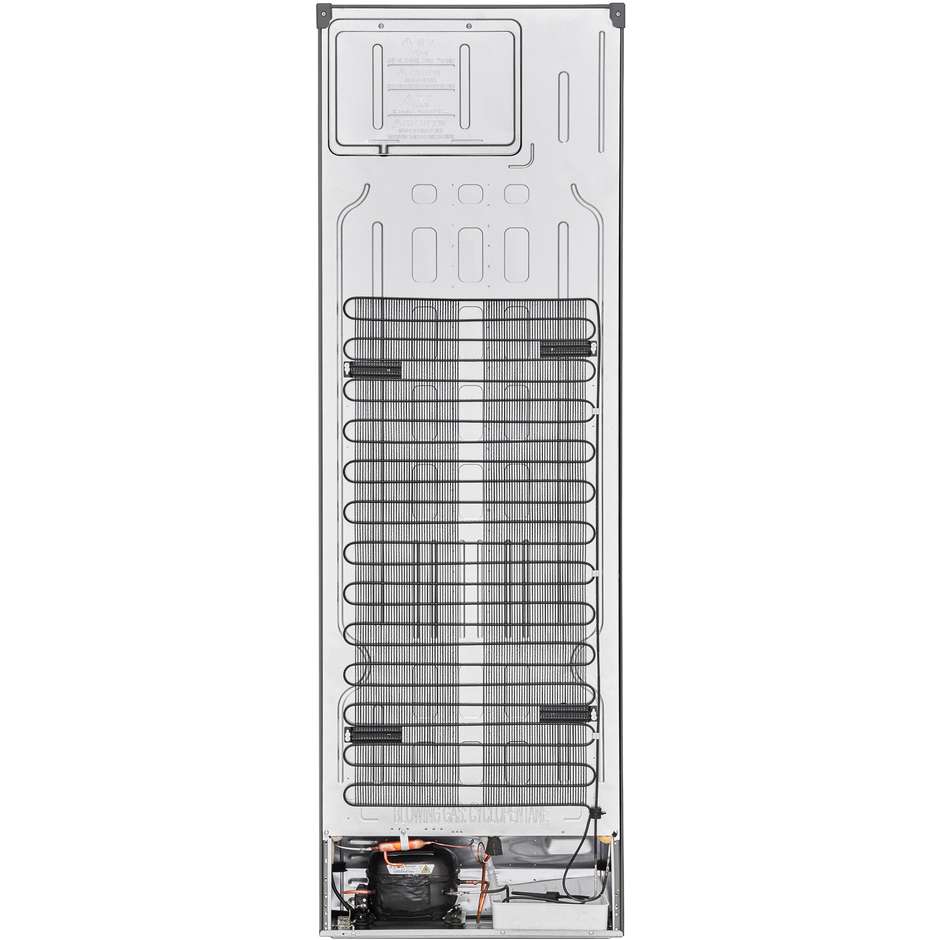 frigo combi 344lt h186 nf inox d