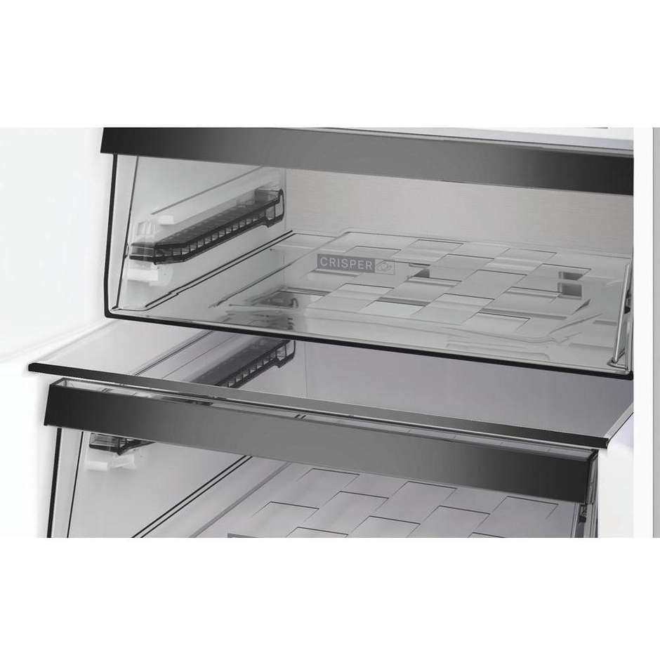 frigo combi 355lt h200-l 60 a nf inox inv 6senso
