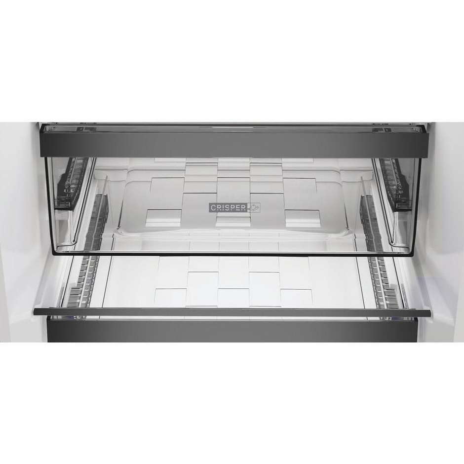frigo combi 355lt h200-l 60 a nf inox inv 6senso