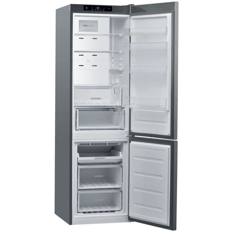 frigo combi 368lt h201 nf inox c    freshbox