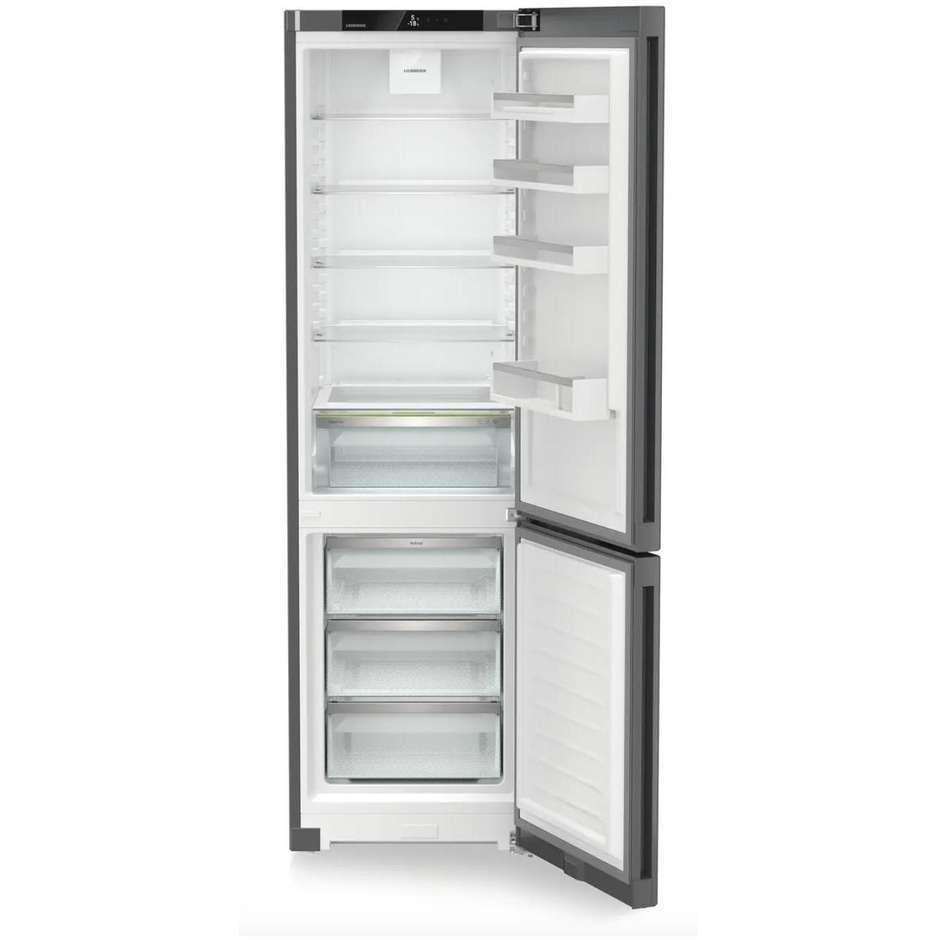frigo combi 370lt h201 l60 nf c darkinox 3casseas