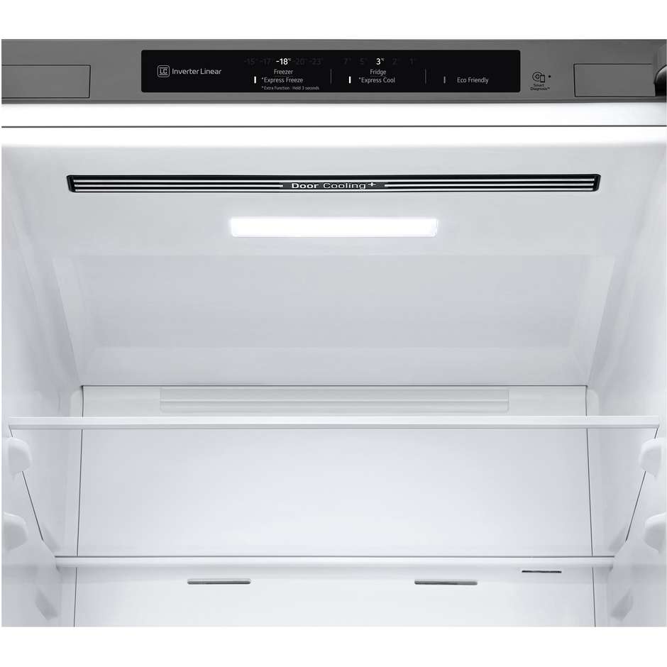 frigo combi 374lt h185 nf inox c    porta piatta