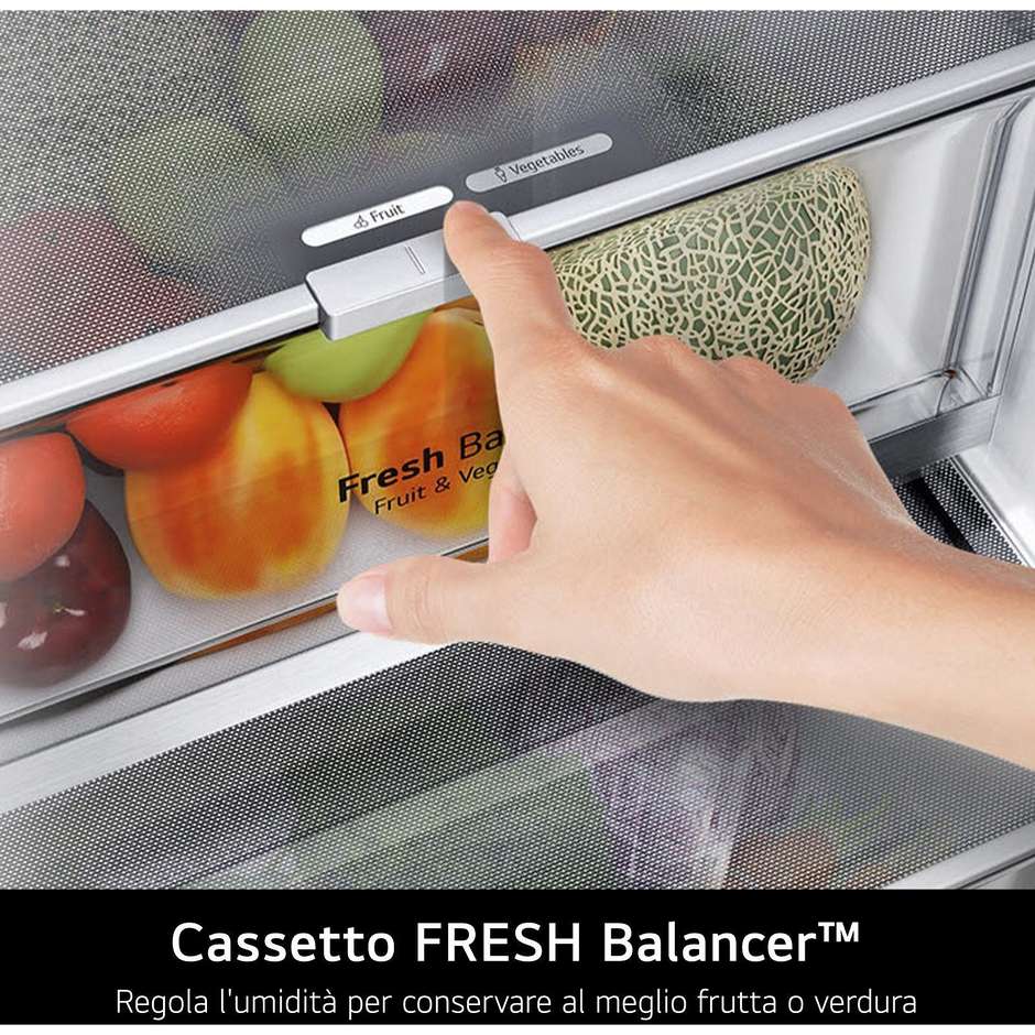 frigo combi 375lt h201 nf prime silver  b 33db do
