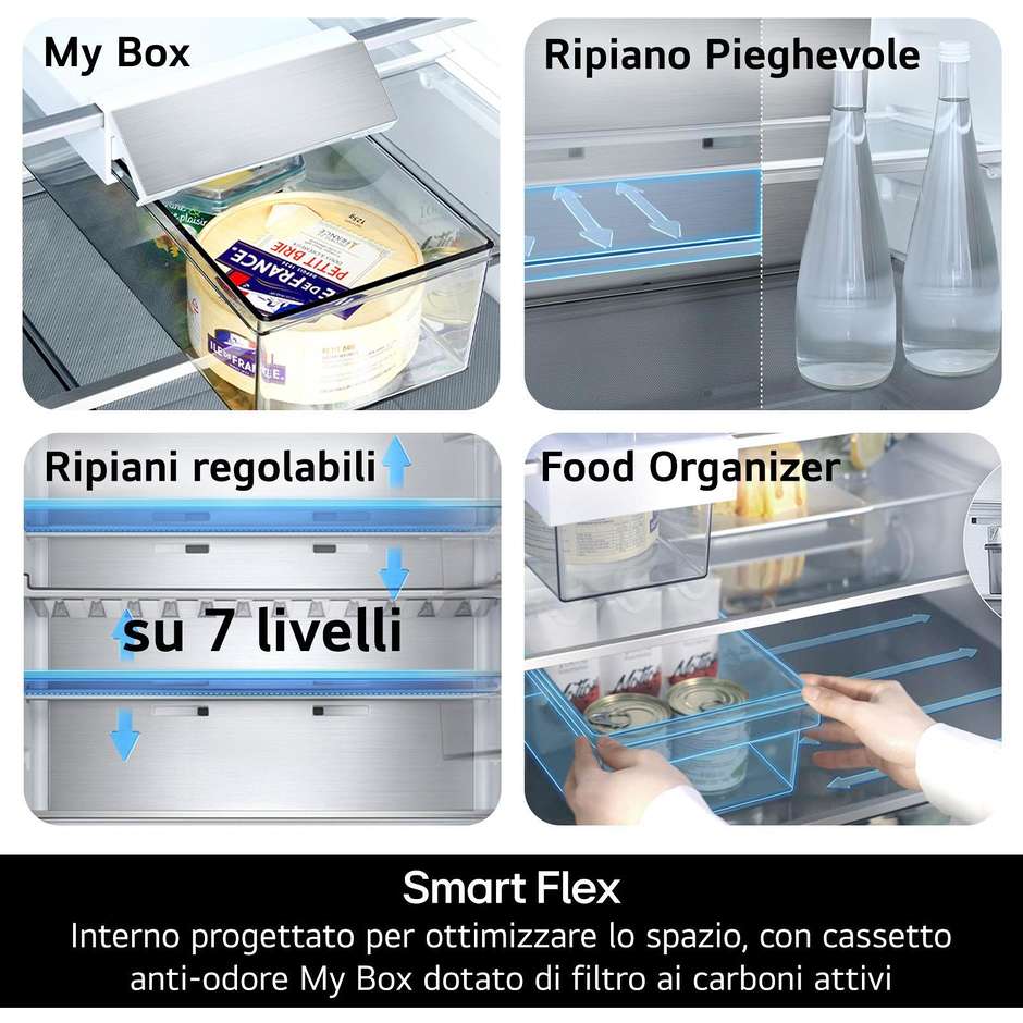 frigo combi 375lt h203 nf c inoxa a a  prime silv