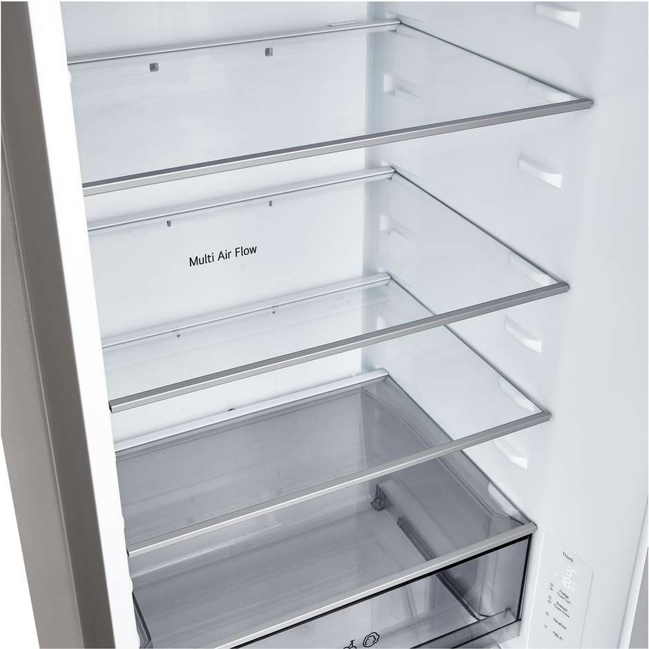 frigo combi 375lt h203 nf d inox  porta piatta