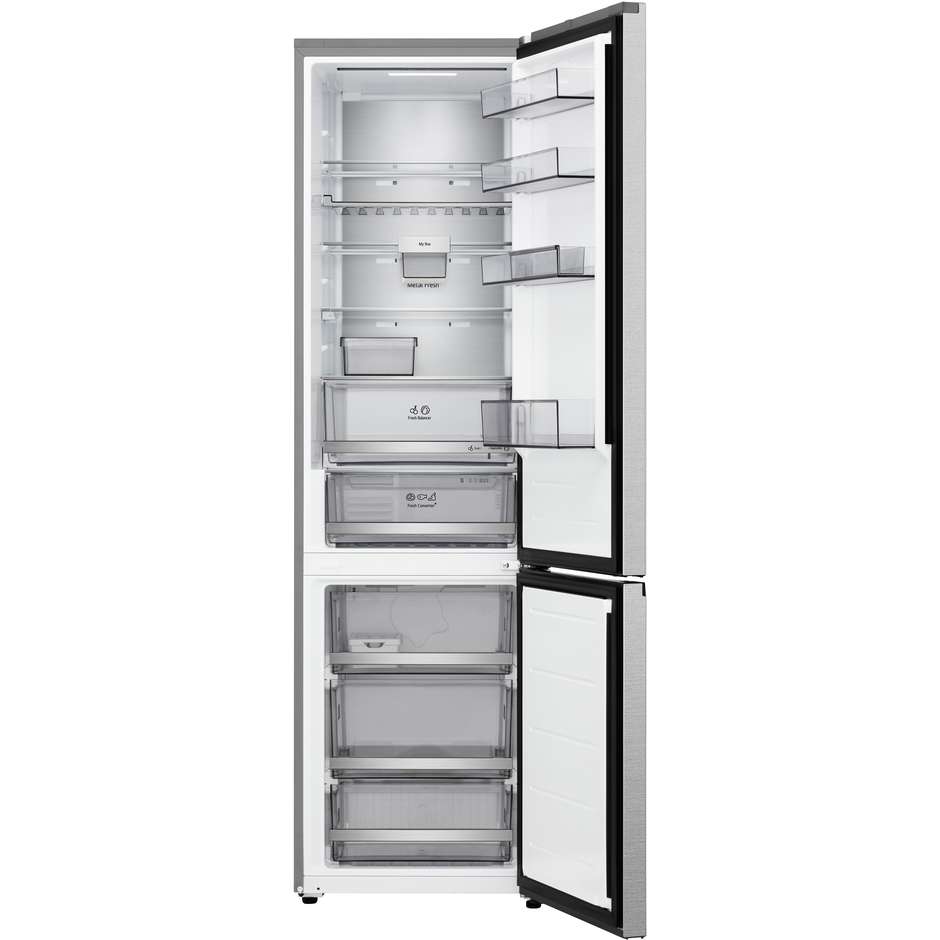 frigo combi 375lt h203 nf inox aa a a  metal sorb