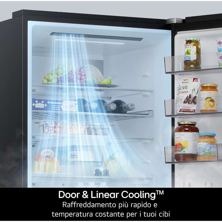 frigo combi 375lt h203 nf inox aa a a  prime silv