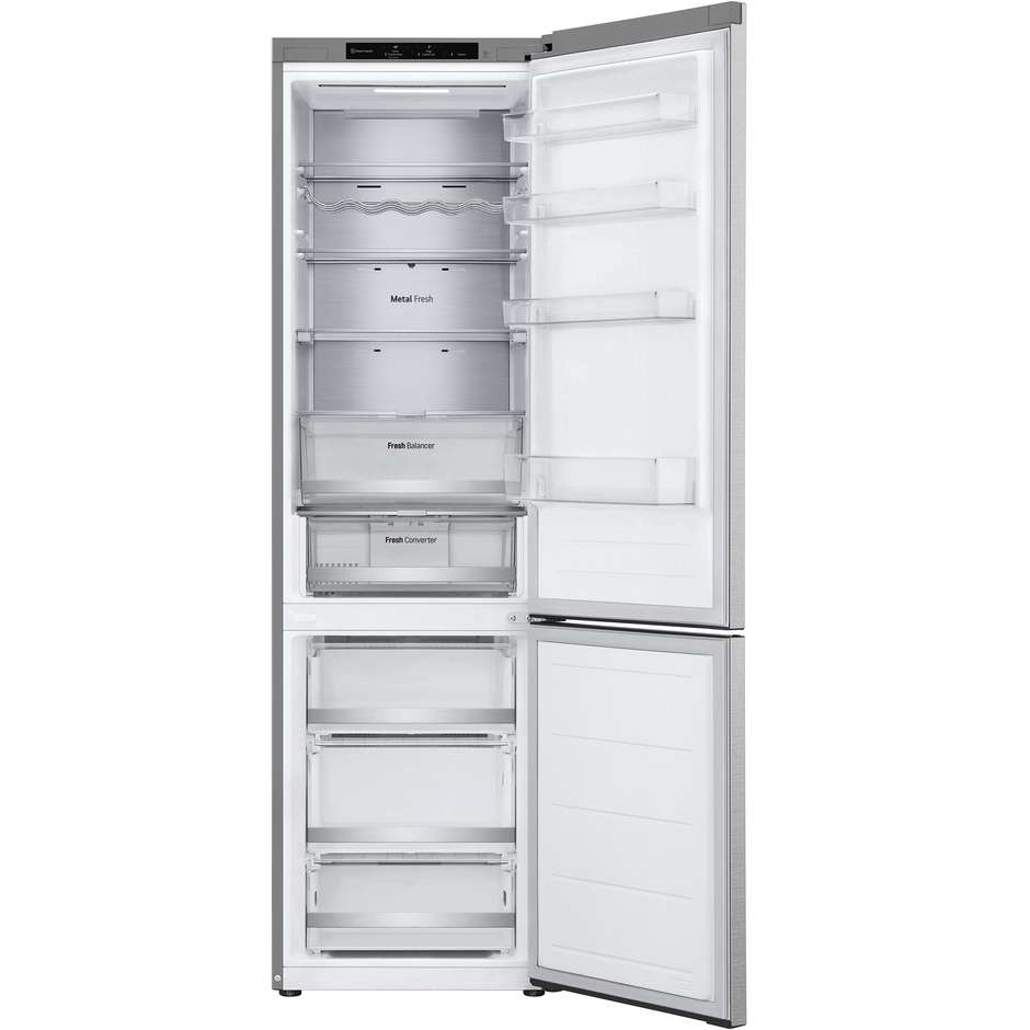 frigo combi 384lt h201 nf inox b 35db doorcooling