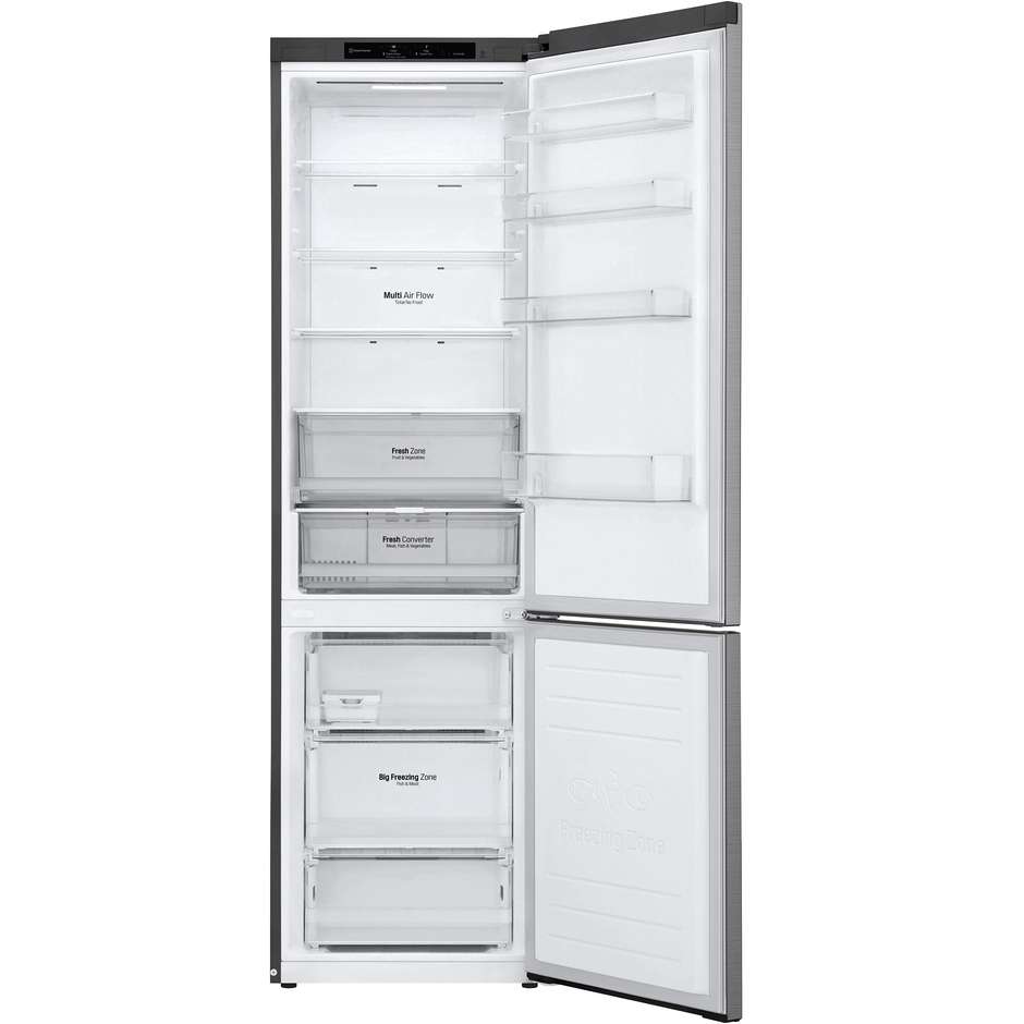 frigo combi 384lt h201 nf inox c 35db