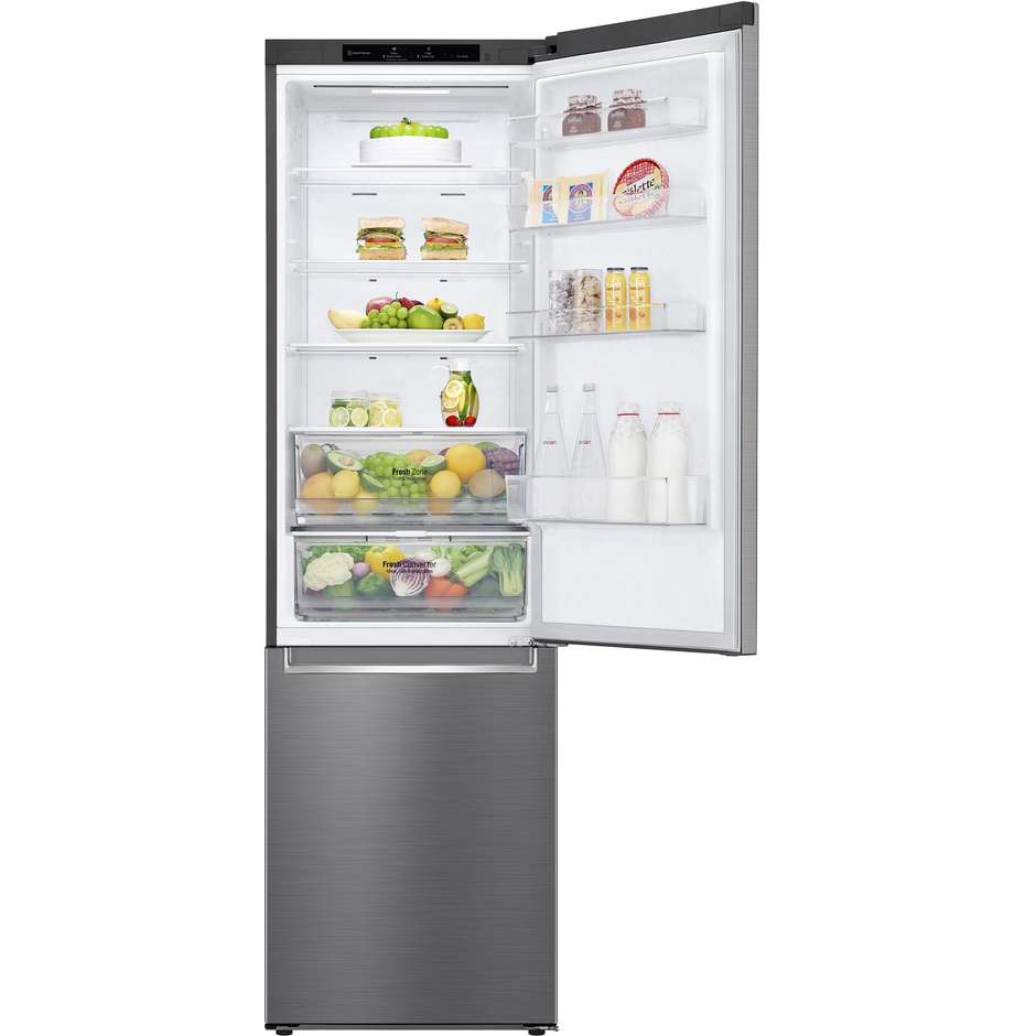 frigo combi 384lt h201 nf inox c 35db