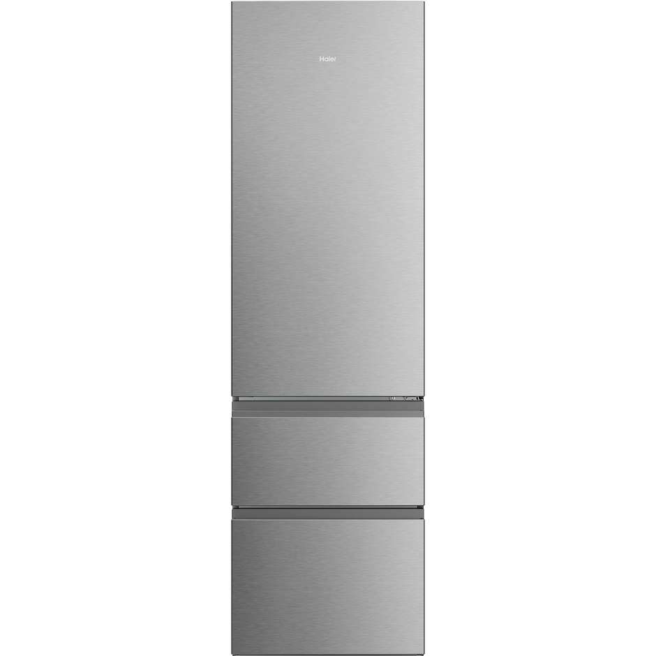 frigo combi 3porte 414lt h205 nf inox c wifi disp