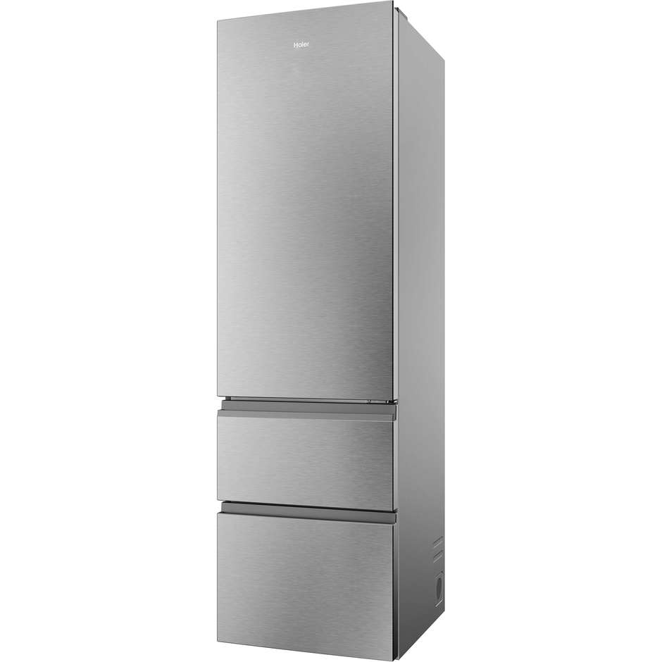 frigo combi 3porte 414lt h205 nf inox c wifi disp