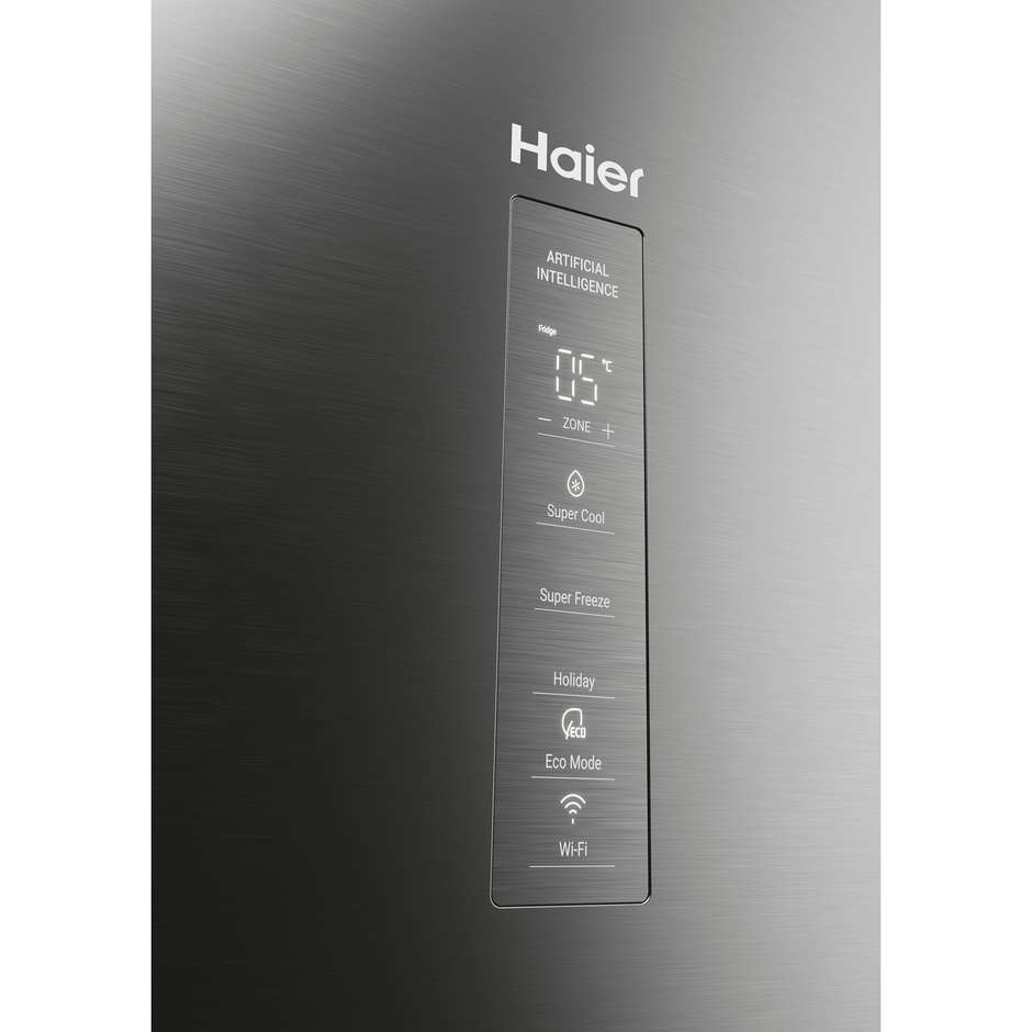 frigo combi 406lt h200 nf inox d wifi displ humid