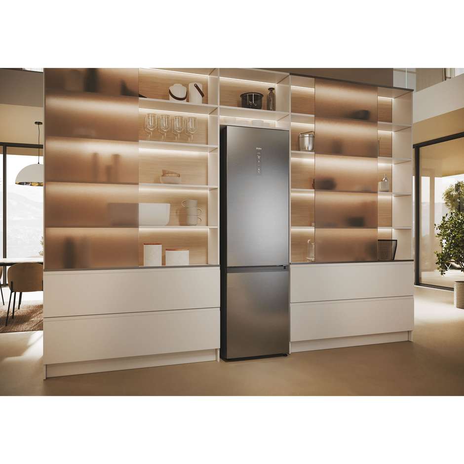frigo combi 406lt h200 nf inox d wifi displ humid