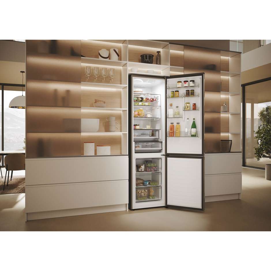 frigo combi 406lt h200 nf inox d wifi displ humid