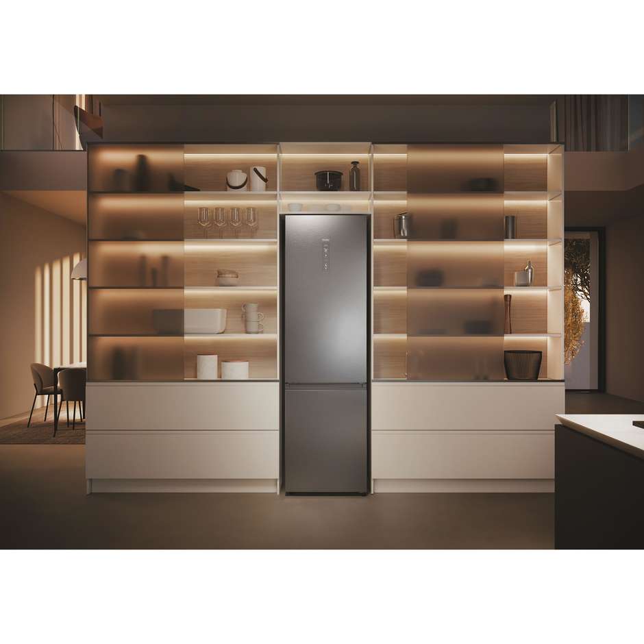 frigo combi 406lt h200 nf inox d wifi displ humid