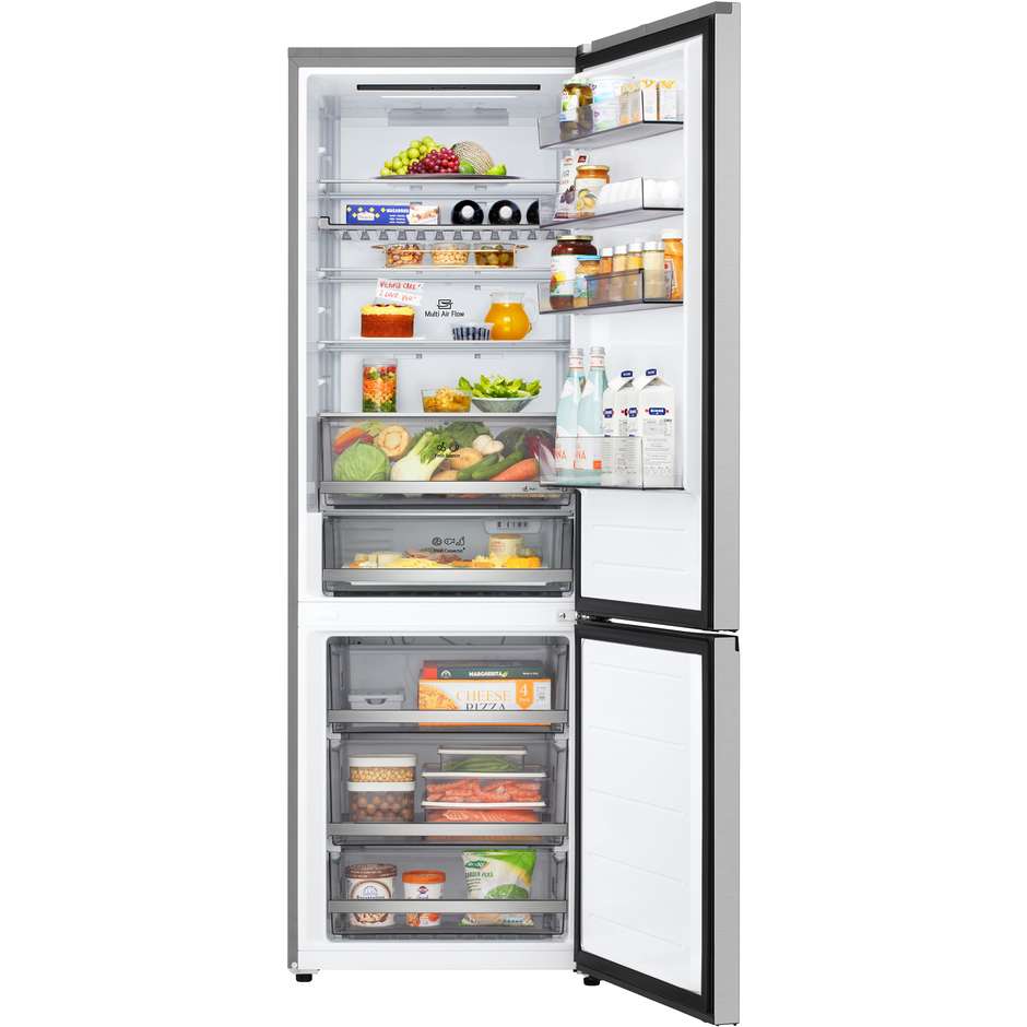 frigo combi 465lt h200-l70 nf inox d displ doorco