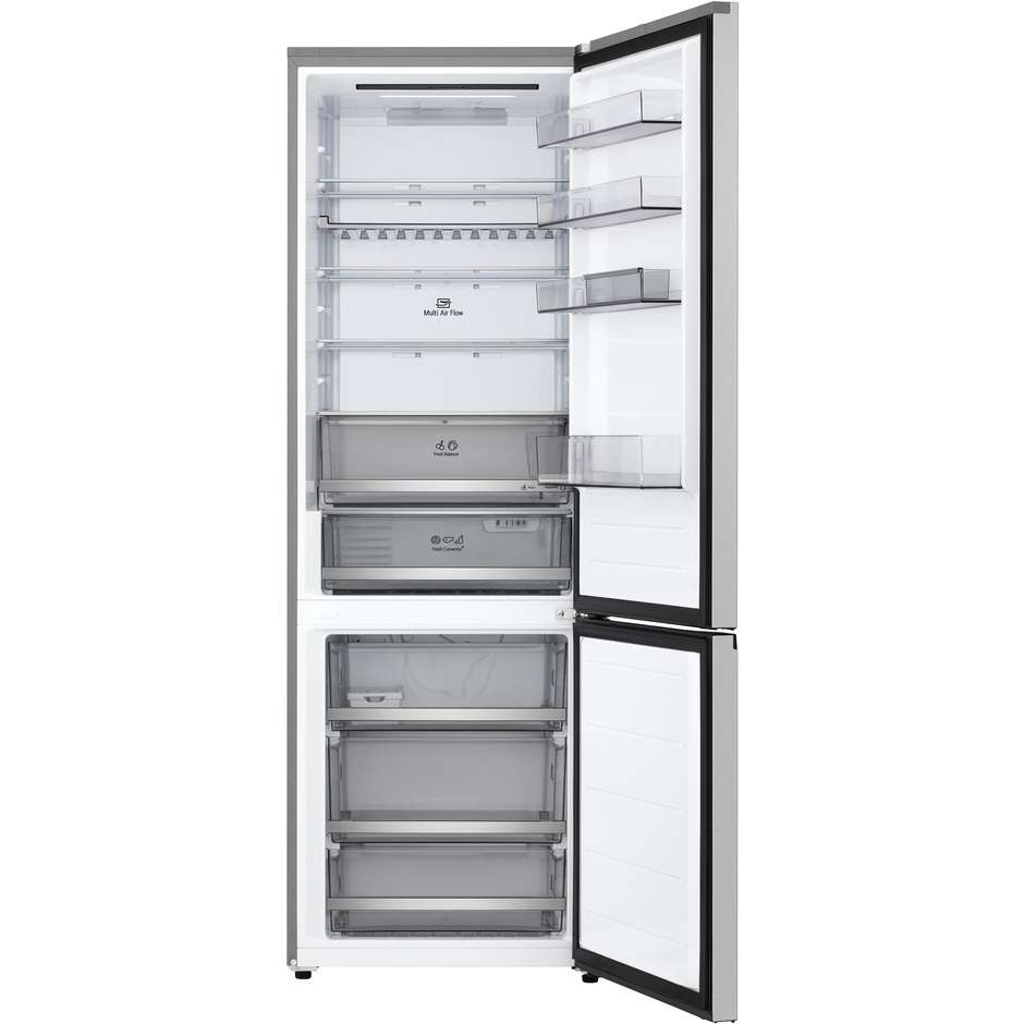 frigo combi 465lt h200-l70 nf inox d displ doorco