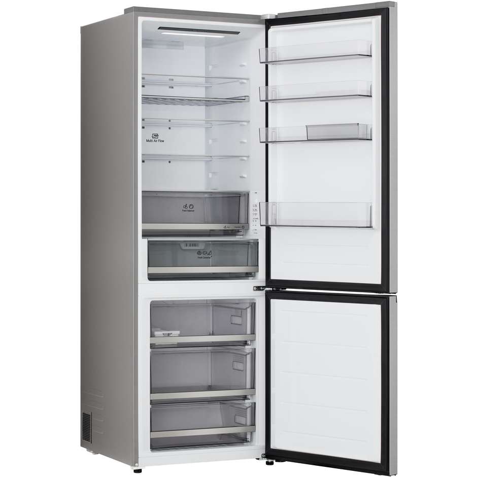 frigo combi 465lt h200-l70 nf inox d displ doorco