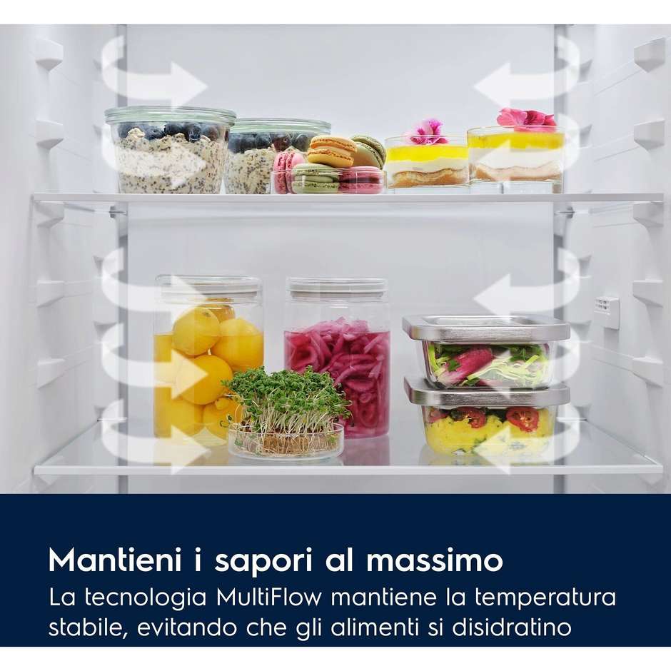 frigo combi 481lt h192 l70 nf e inox humidity con