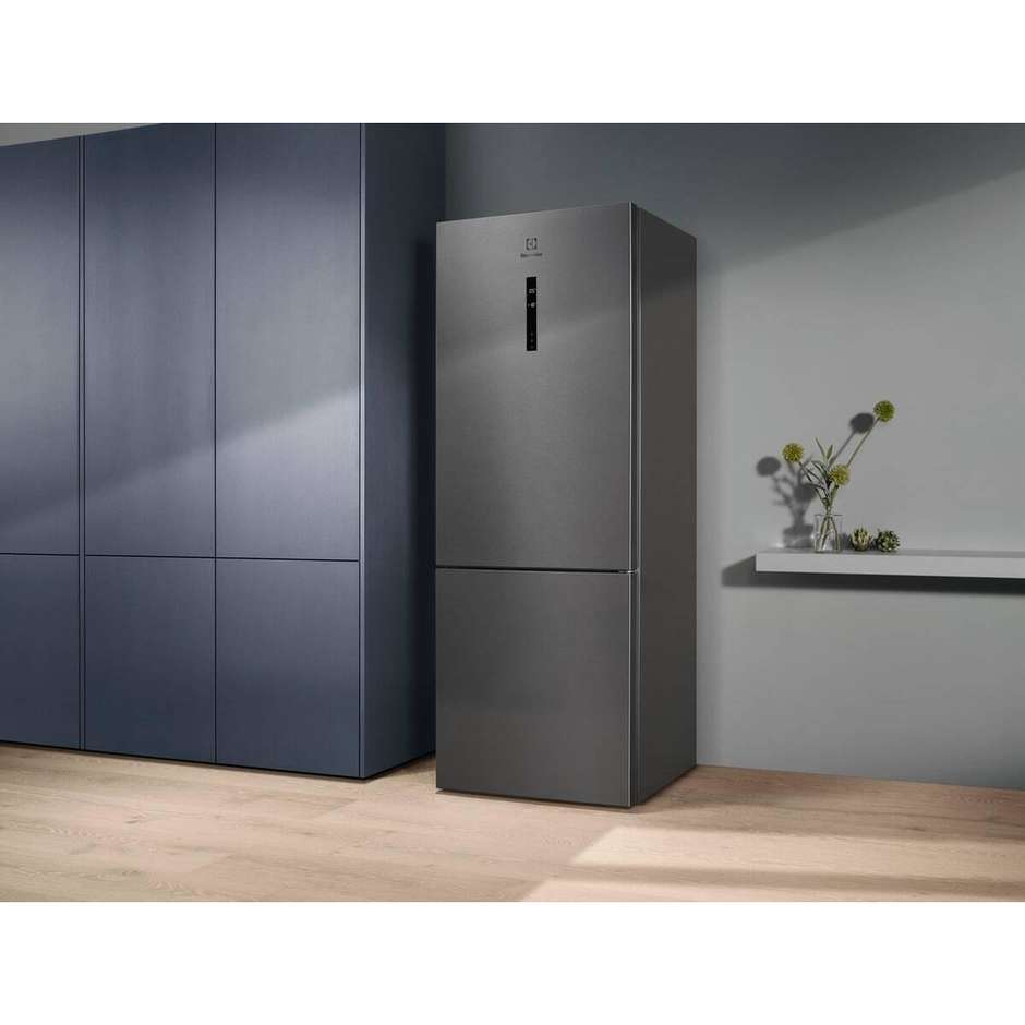 frigo combi 481lt h192 l70 nf e inox humidity con