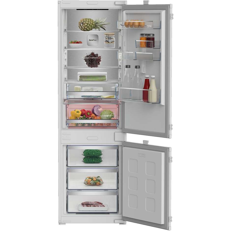 frigo inc combi 270lt h178 nf d inv metalblack (j