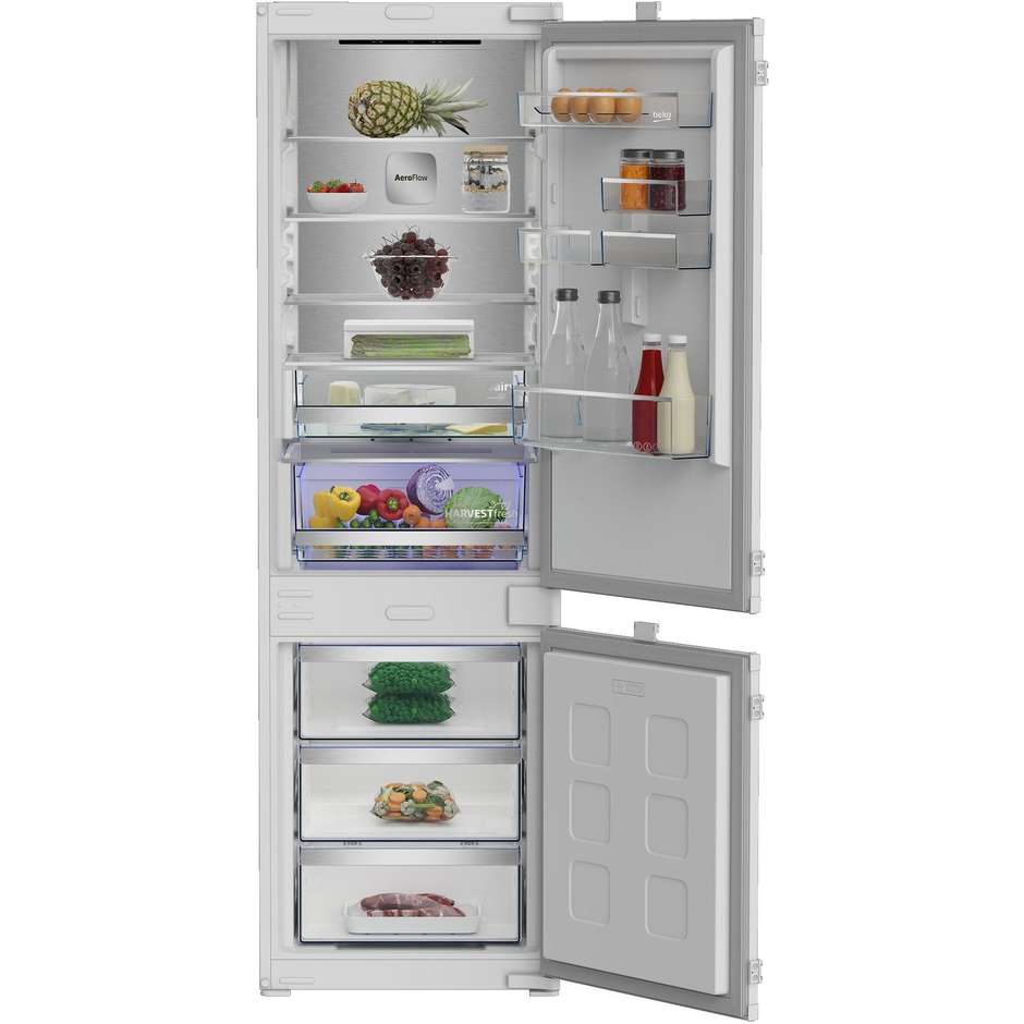 frigo inc combi 270lt h178 nf d inv metalblack (j