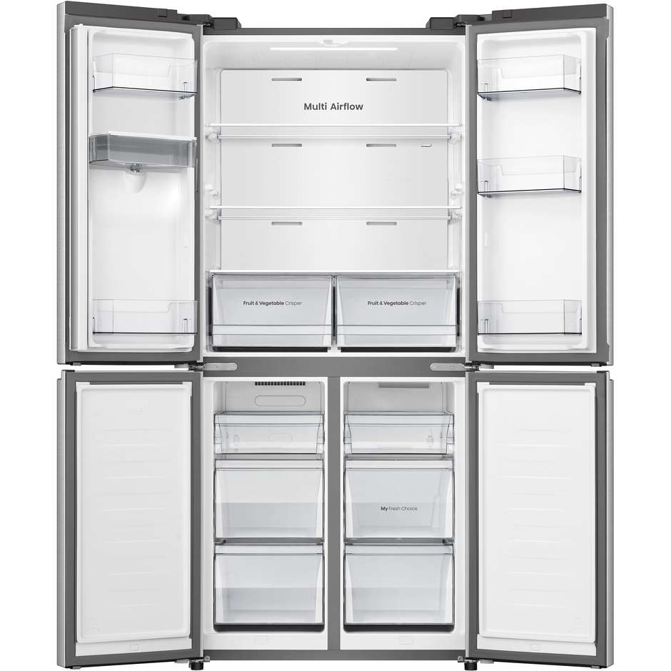 frigo multi4p 484lt h181-l79 nf e inox cl e