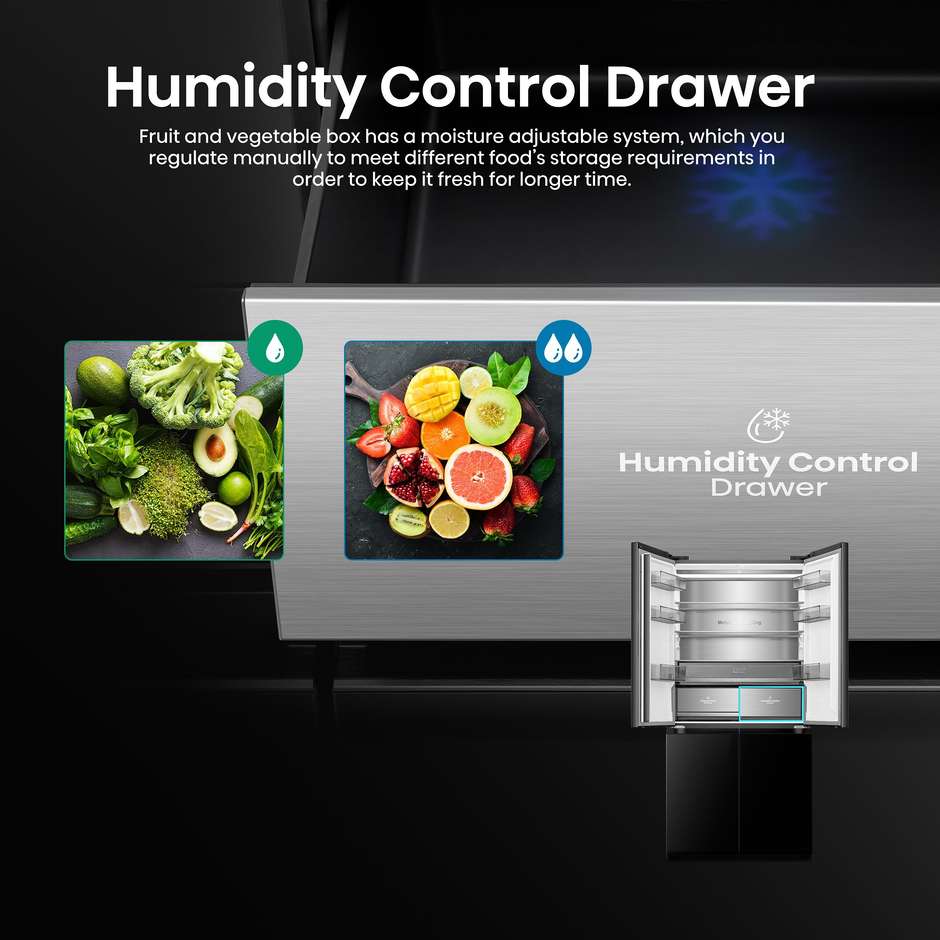 frigo multi4p 486lt h190 l91 nf e vetronero kitch