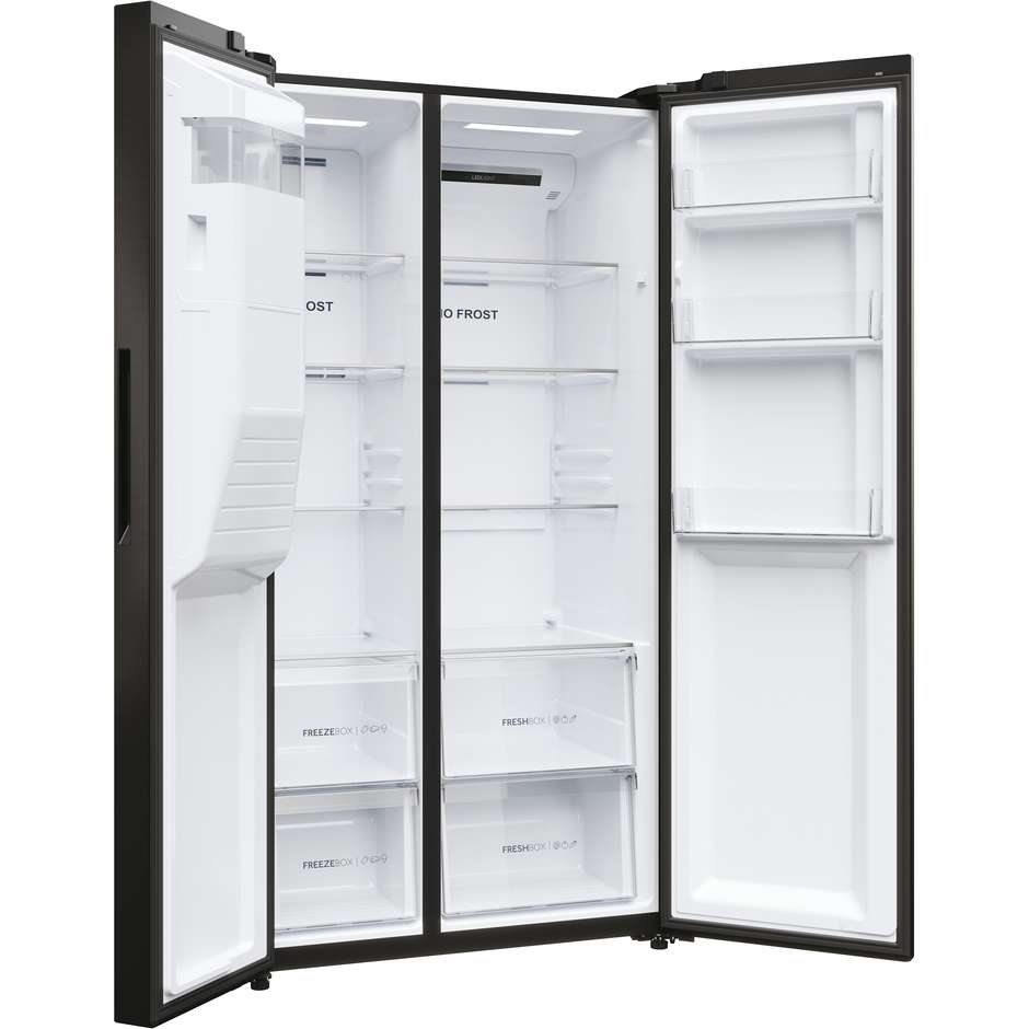 frigo sbs 511lt h177-l91-p64 nf d black disp-tan