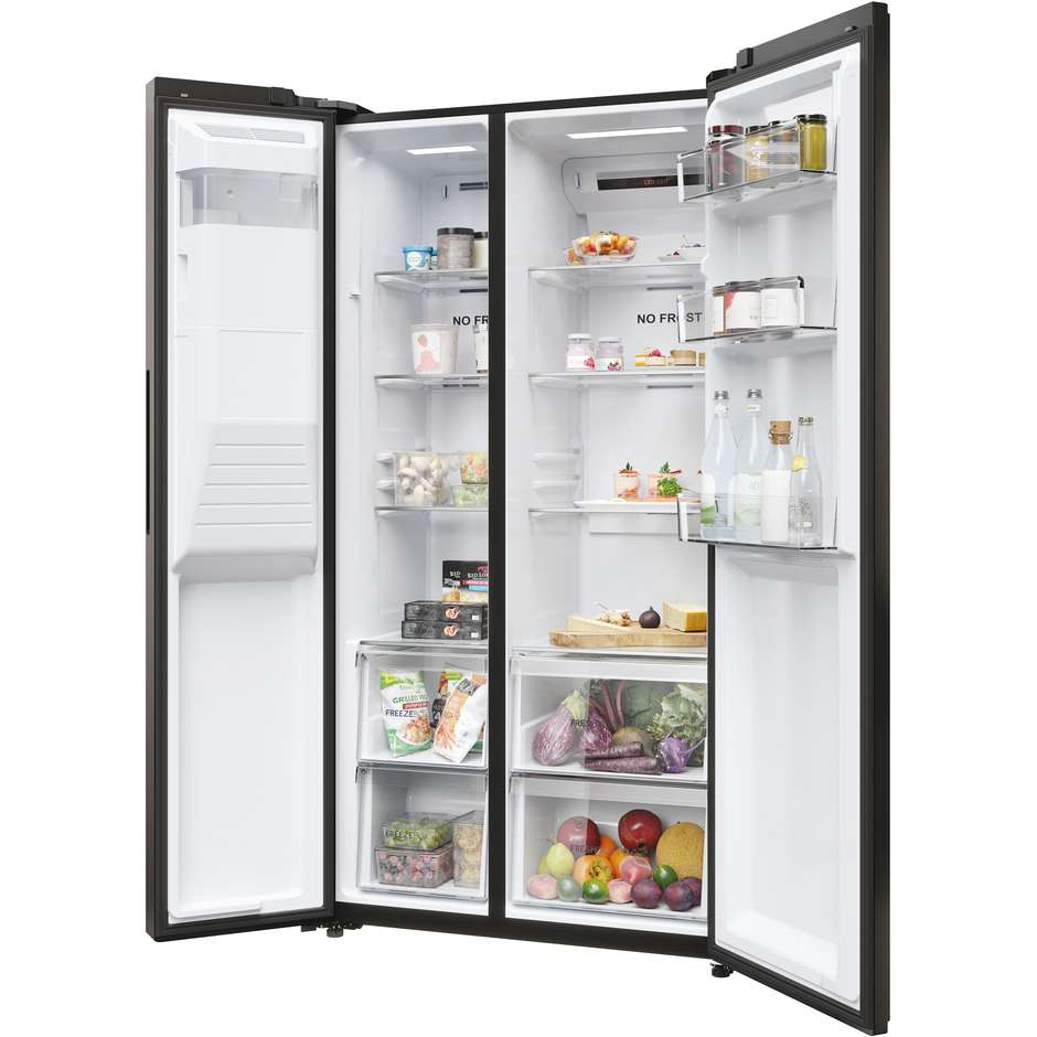 frigo sbs 511lt h177-l91-p64 nf d black disp-tan
