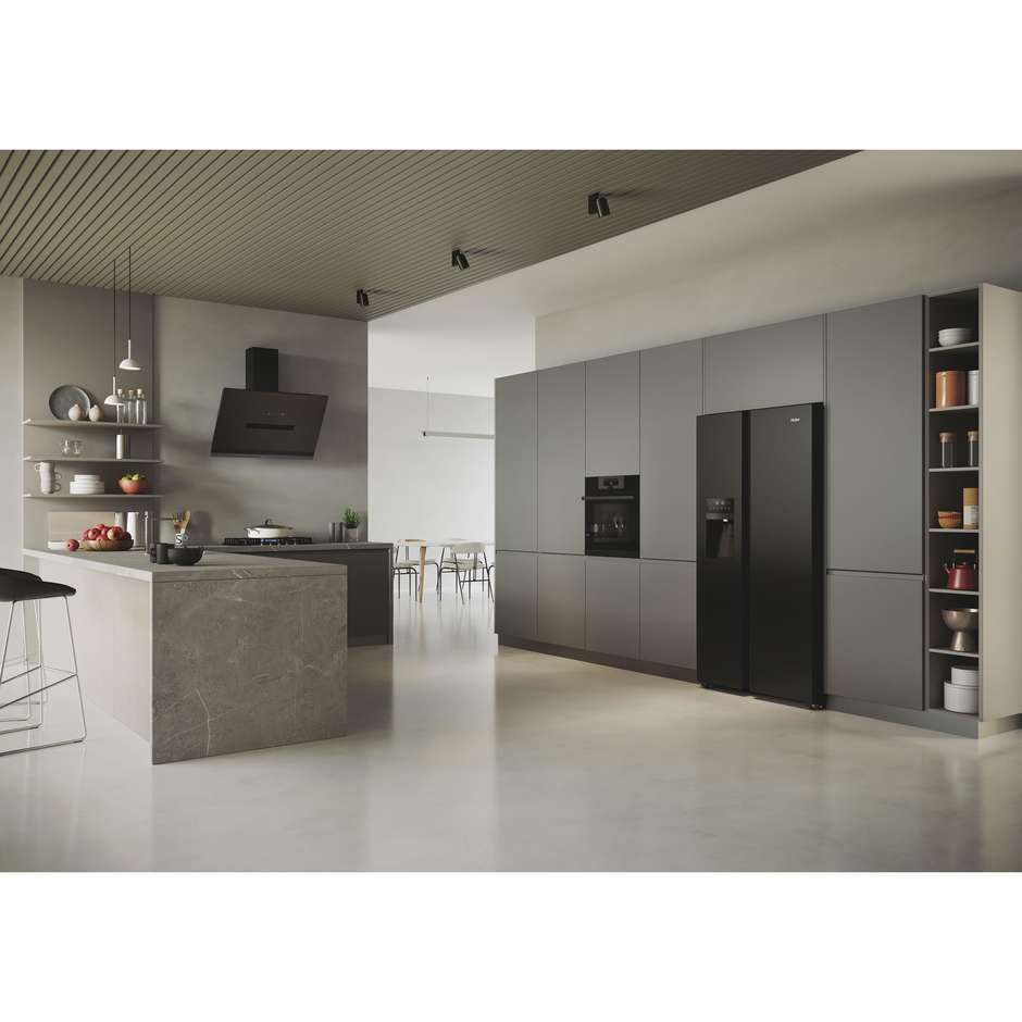 frigo sbs 511lt h177-l91-p64 nf d black disp-tan
