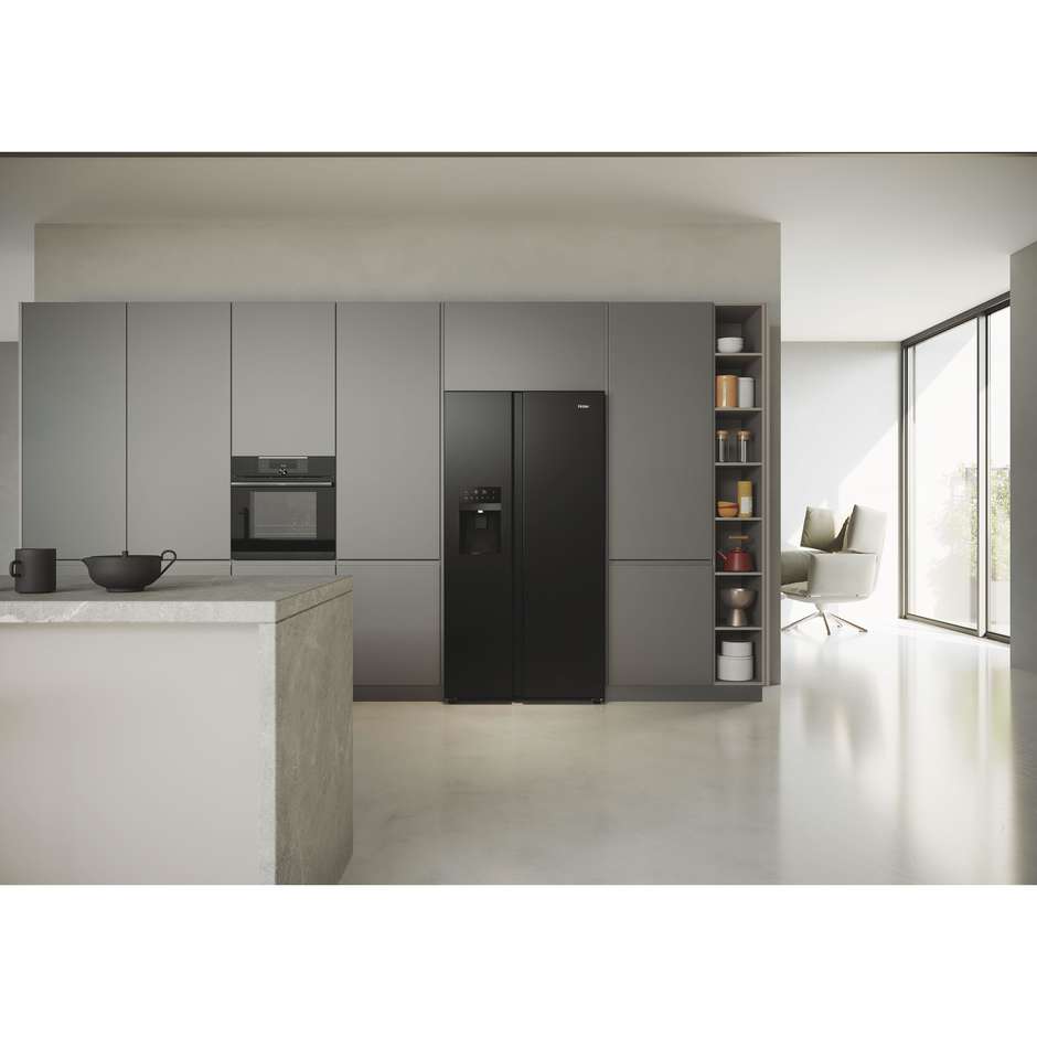 frigo sbs 511lt h177-l91-p64 nf d black disp-tan