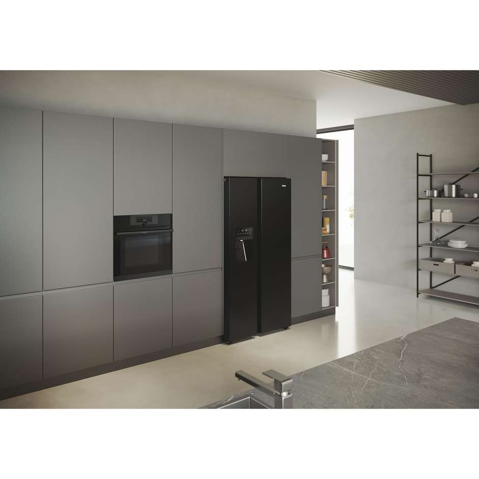 frigo sbs 511lt h177-l91-p64 nf d black disp-tan