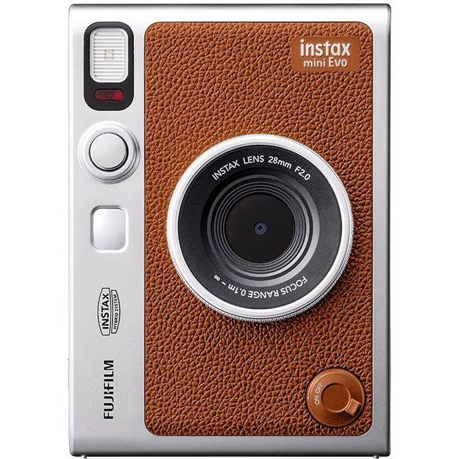 FUJI MINIEVOBROWNTYPEC Fotocamera Istantanea Analogica con Espulsione Automatica Colore Nero