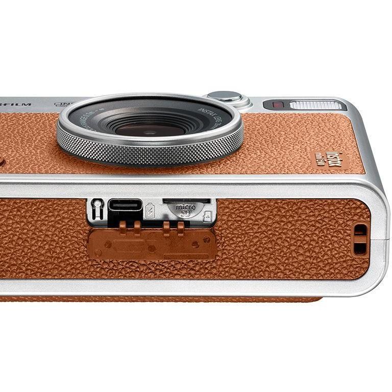 FUJI MINIEVOBROWNTYPEC Fotocamera Istantanea Analogica con Espulsione Automatica Colore Nero