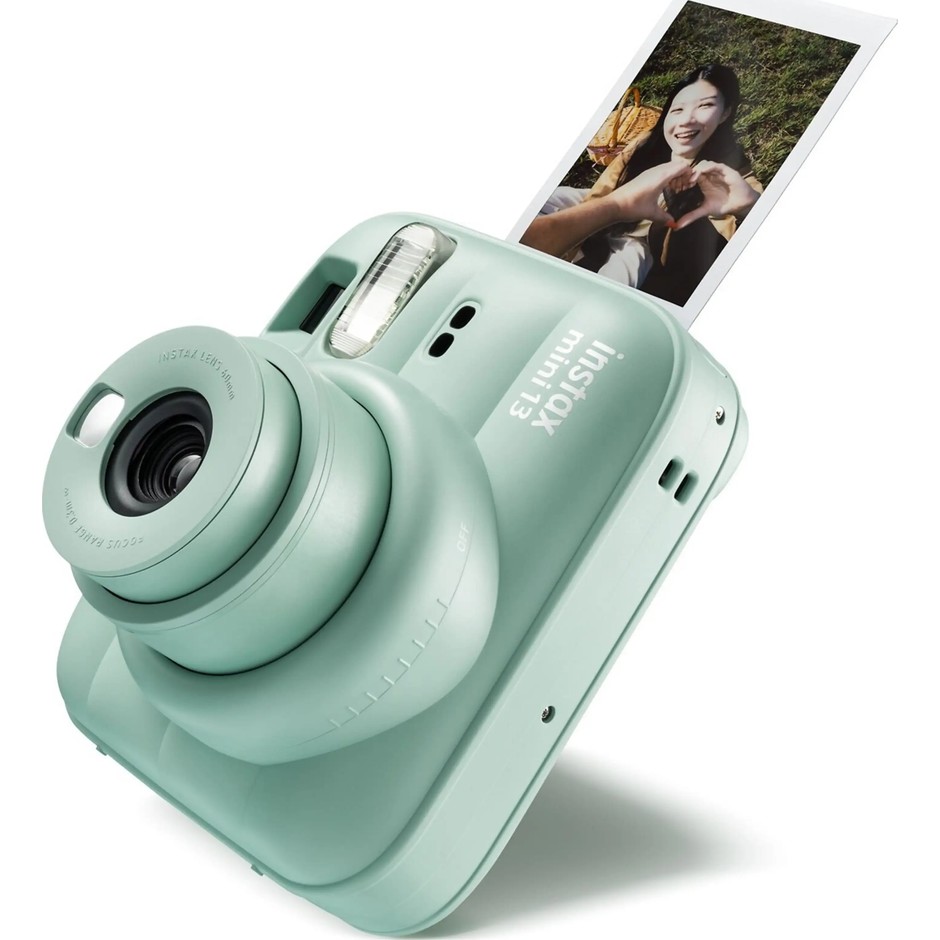 Fujifilm instax mini 13 Fotocamera istantanea con autoscatto Lagoon Green