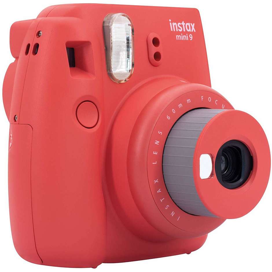 FujiFilm Instax Mini 9 fotocamera a stampa istantanea colore Rosso