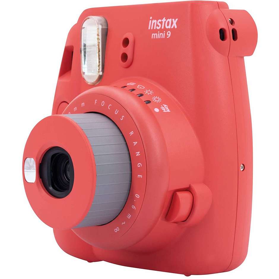 FujiFilm Instax Mini 9 fotocamera a stampa istantanea colore Rosso