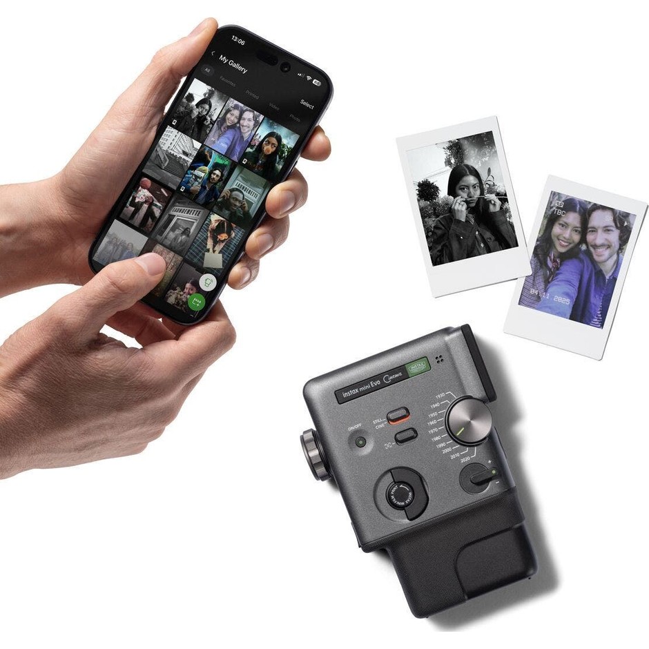 Fujifilm instax mini Evo Cinema Fotocamera istantanea ibrida con video