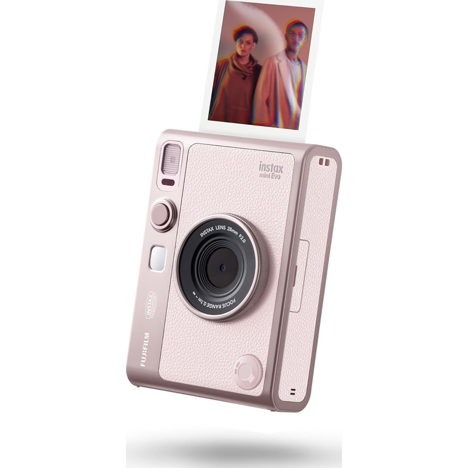 Fujifilm instax mini Evo Gentle Rose fotocamera istantanea ibrida