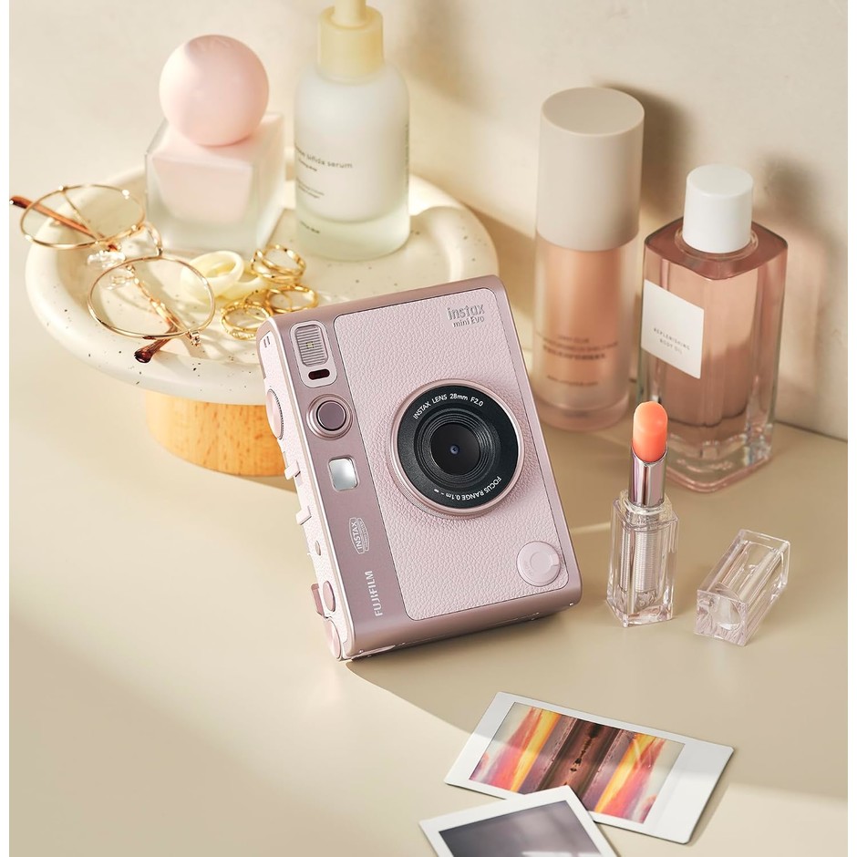 Fujifilm instax mini Evo Gentle Rose fotocamera istantanea ibrida