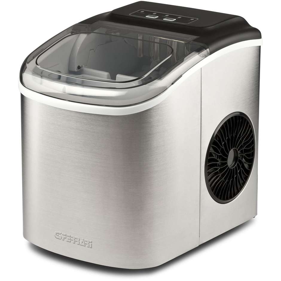 G3 Ferrari ARTIKO Fabbricatore di Ghiaccio Portatile 12 kg/24h Nero/Acciaio Inox