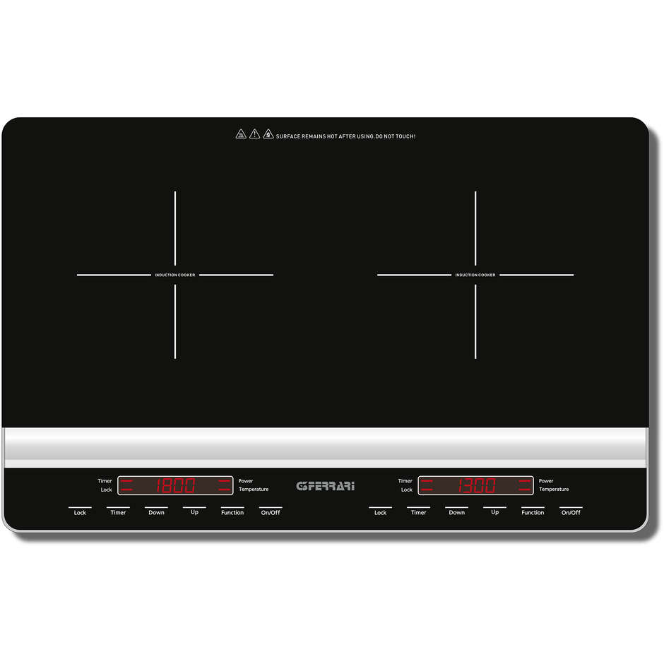 G3 Ferrari Dinamiko Duo G10138 piano cottura portatile a doppia induzione
