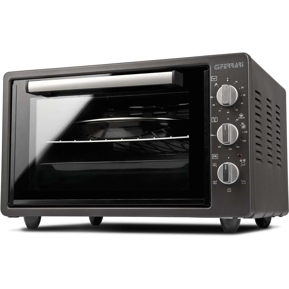G3 Ferrari G10147 Forno Elettrico Ventilato Capacita 37 Lt Potenza 1500 W 5 Modalità di Cottura Colore Grigio Antracite