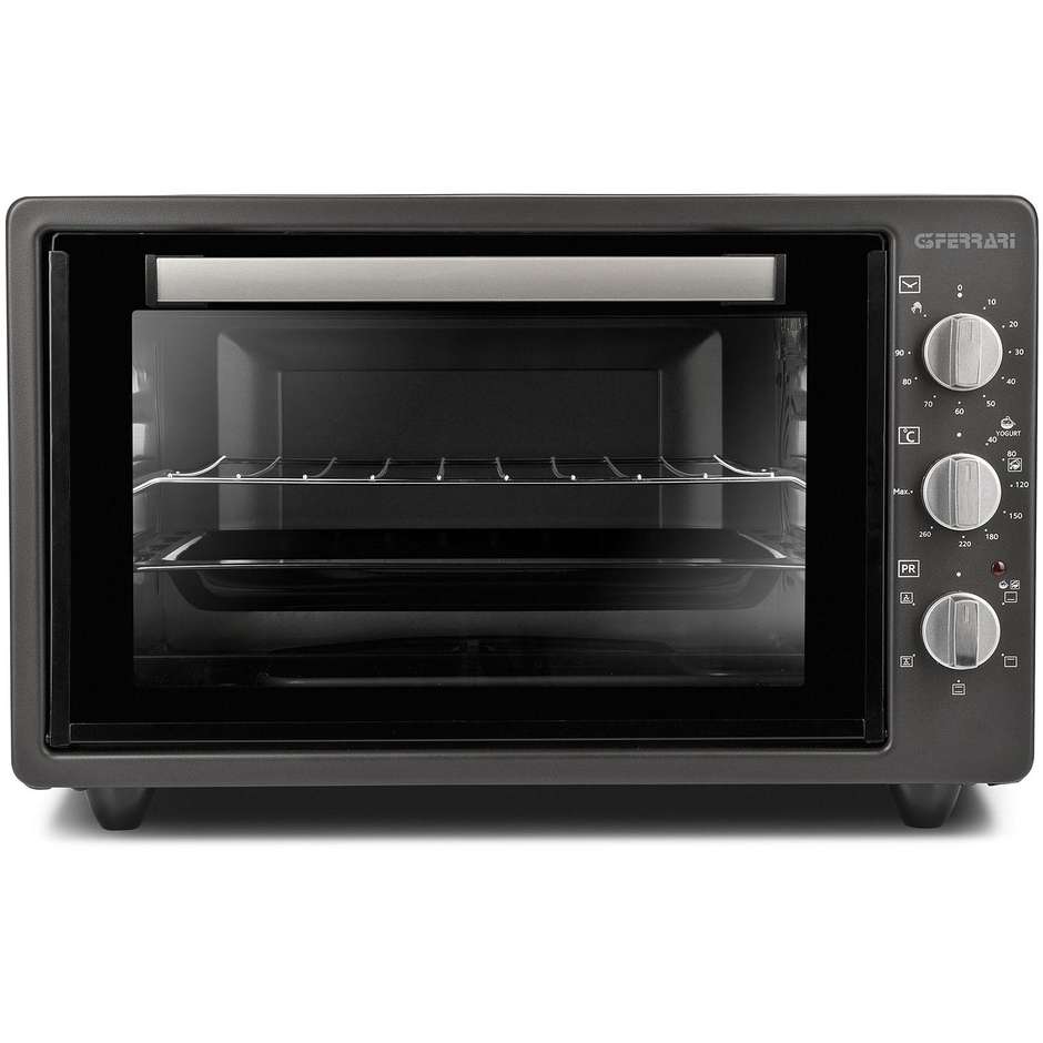 G3 Ferrari G10147 Forno Elettrico Ventilato Capacita 37 Lt Potenza 1500 W 5 Modalità di Cottura Colore Grigio Antracite