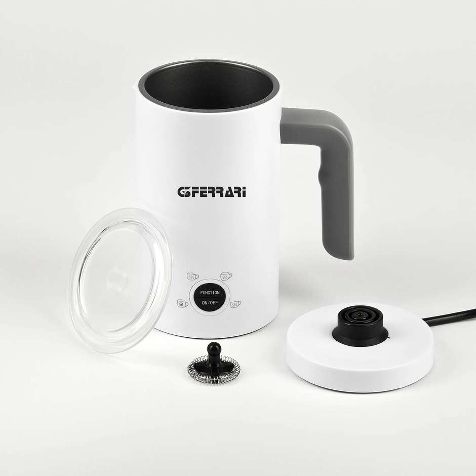 G3 Ferrari G1017301 Montalatte Elettrico 500 W, 300 ml, Bianco