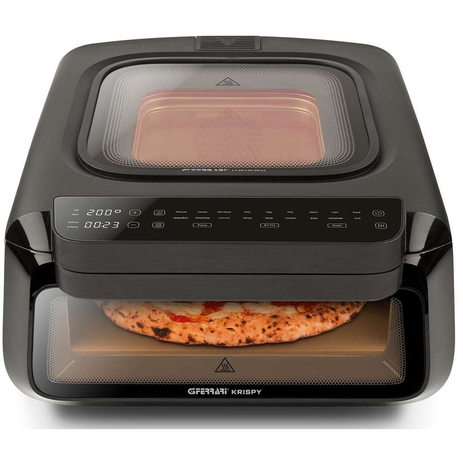 G3 Ferrari G10225 Forno Pizza Elettrico 2100W 380°C Nero