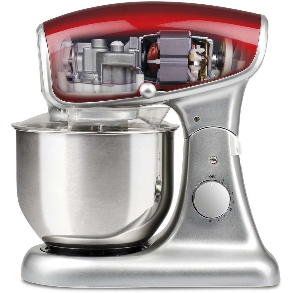 G3 Ferrari G20075 Pastaio Deluxe Impastatrice Planetaria Potenza 1200 W Capacità 5,2 L Silver
